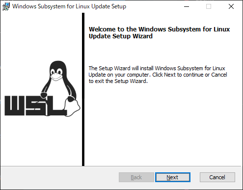 Docker Desktop for Windows WSL 2 インストール