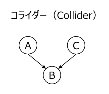 因果ダイアグラム コライダー（Collider）